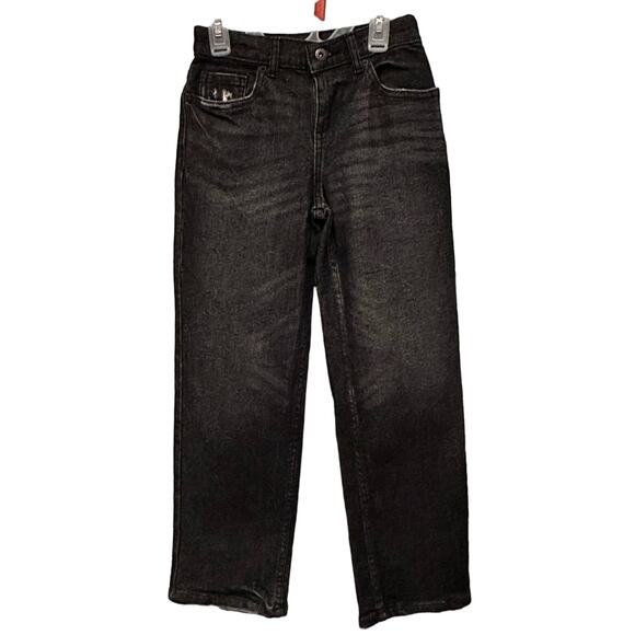 Wonder Nation Boys Loose Fit Skater Denim Jeans SIZE 8 with adjustable waist - Picture 1 of 4